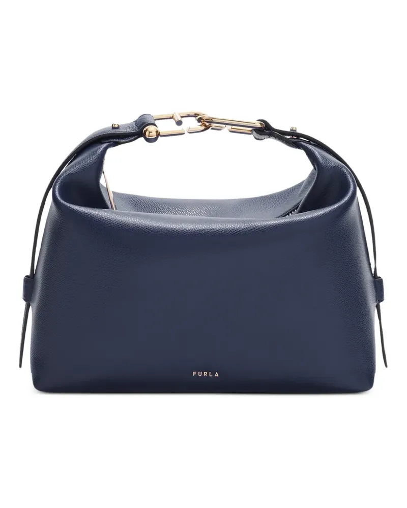 Furla Mittelgroße Tonie Schultertasche - Blau Blau