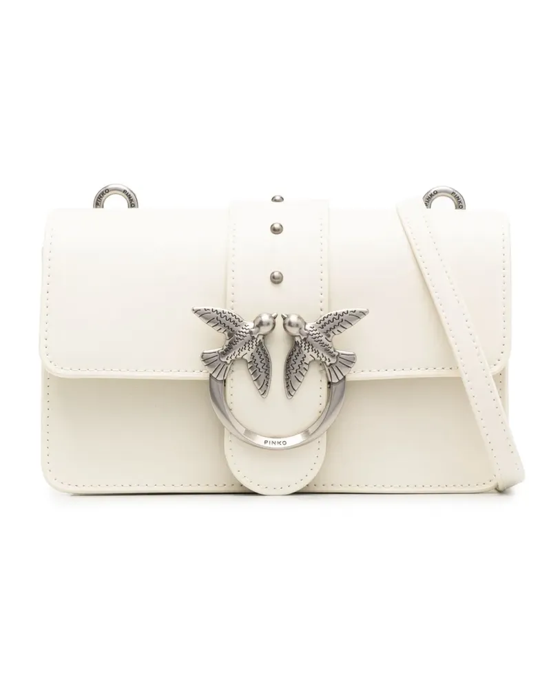 Pinko Mini I Love One Handtasche aus Leder - Nude Nude