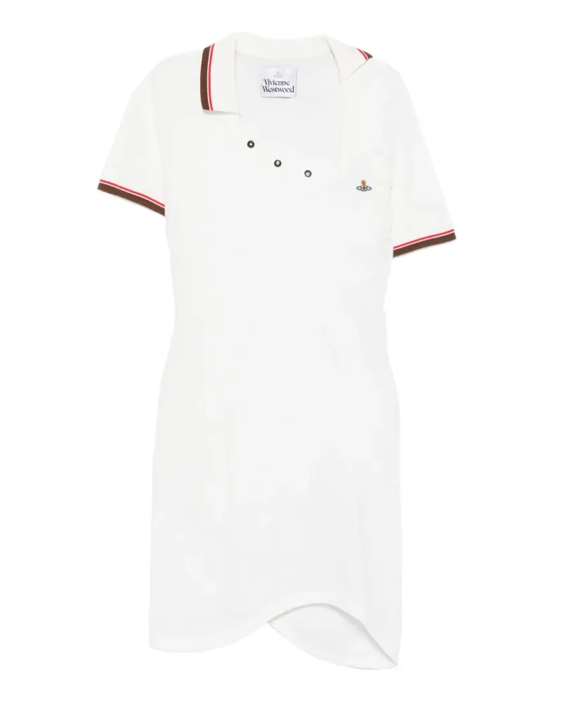 Vivienne Westwood Drapiertes Kleid im asymmetrischen Look - Weiß Weiß