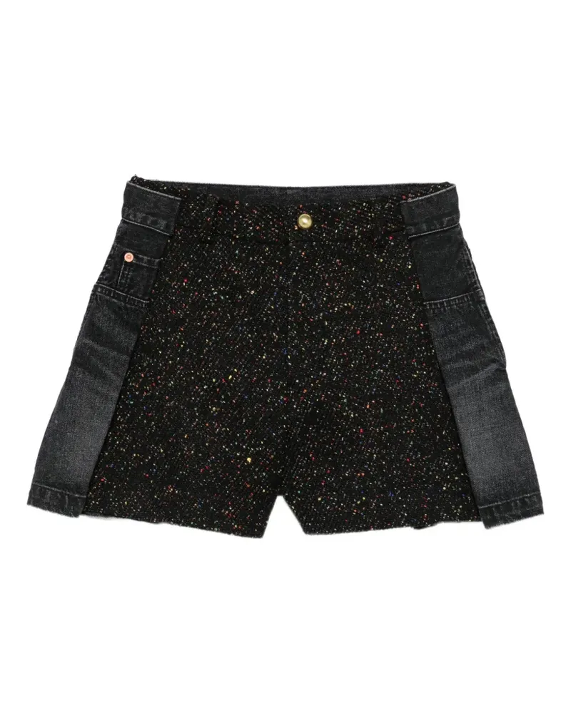 Sacai Nep Jeans-Shorts aus Tweed - Schwarz Schwarz