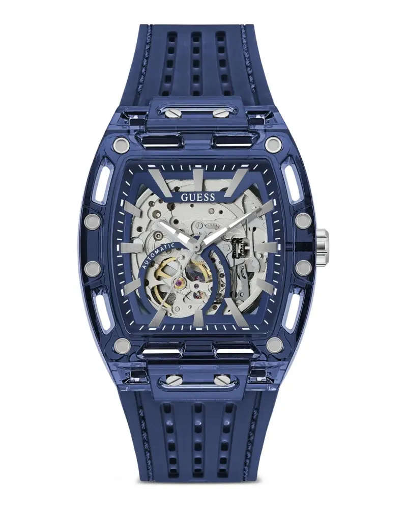 Guess Phoenix Skeleton Armbanduhr 41,5mm - Blau Blau