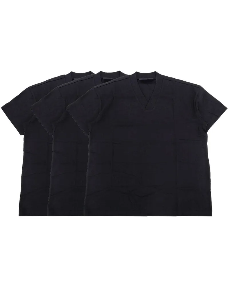 Fear of God T-Shirts mit V-Ausschnitt (3er-Set) - Schwarz Schwarz