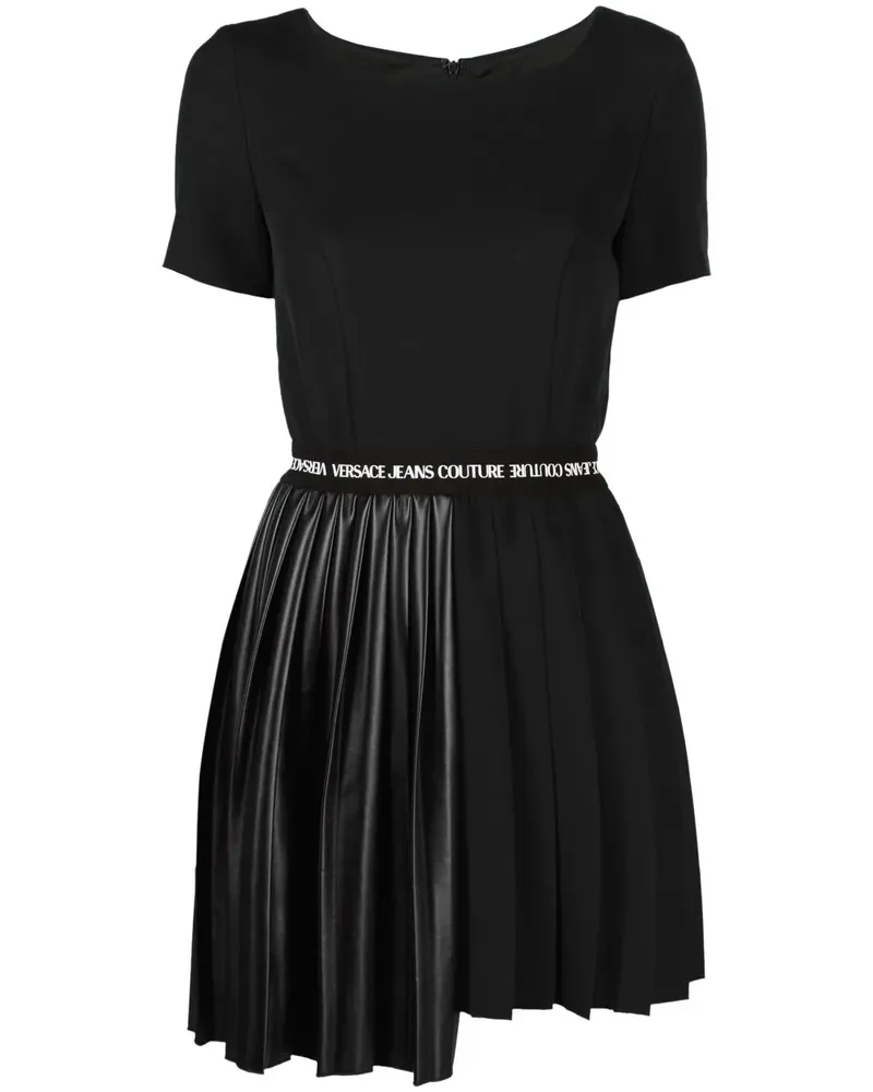 Versace Jeans Asymmetrisches Kleid - Schwarz Schwarz
