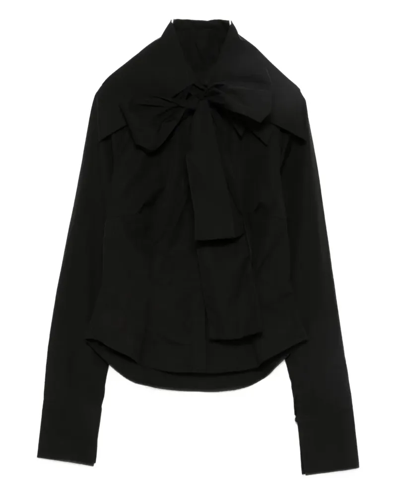 Viktor & Rolf bow detail shirt - Schwarz Schwarz