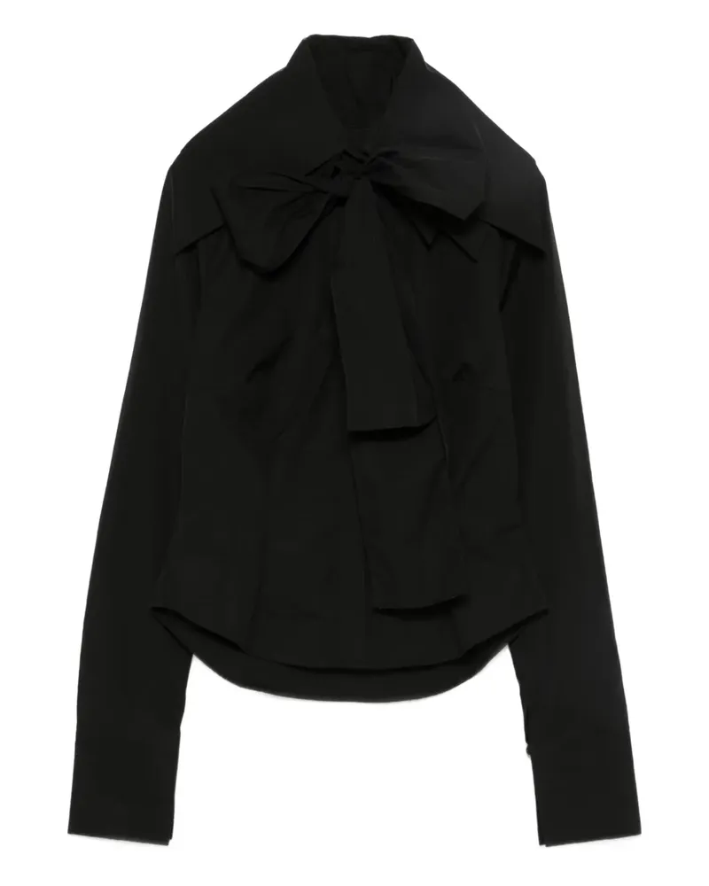Viktor & Rolf Hemd mit Schleifendetail - Schwarz Schwarz