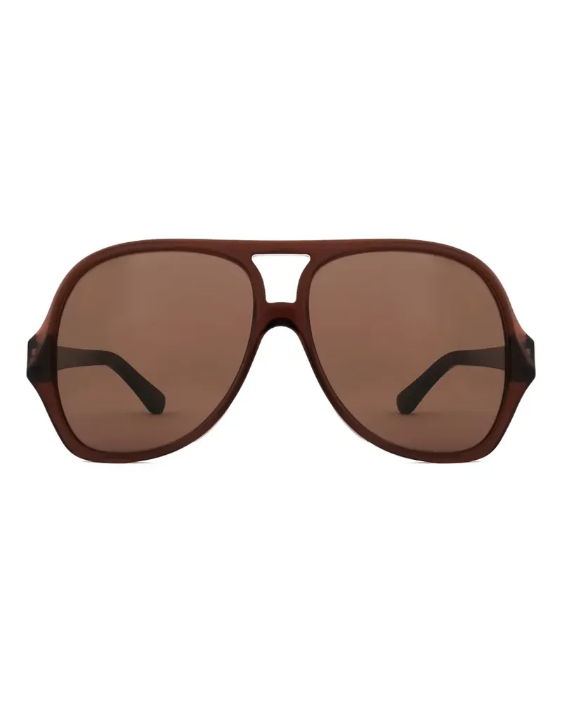 Chloé Salomé pilot-frame sunglasses - Braun Braun