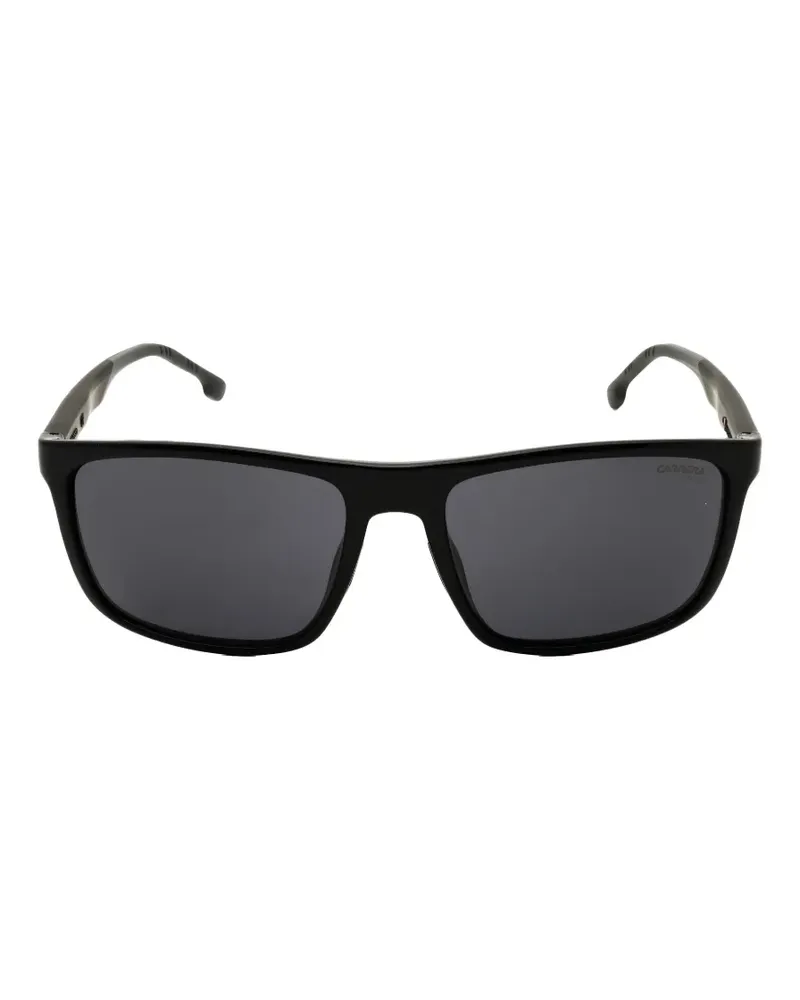 Carrera Sonnenbrille mit eckigem Gestell - Schwarz Schwarz