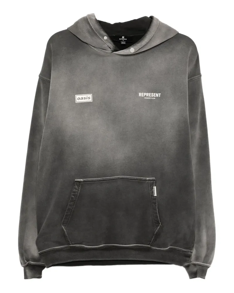 REPRESENT x Oasis Owners Club Hoodie - Grau Grau