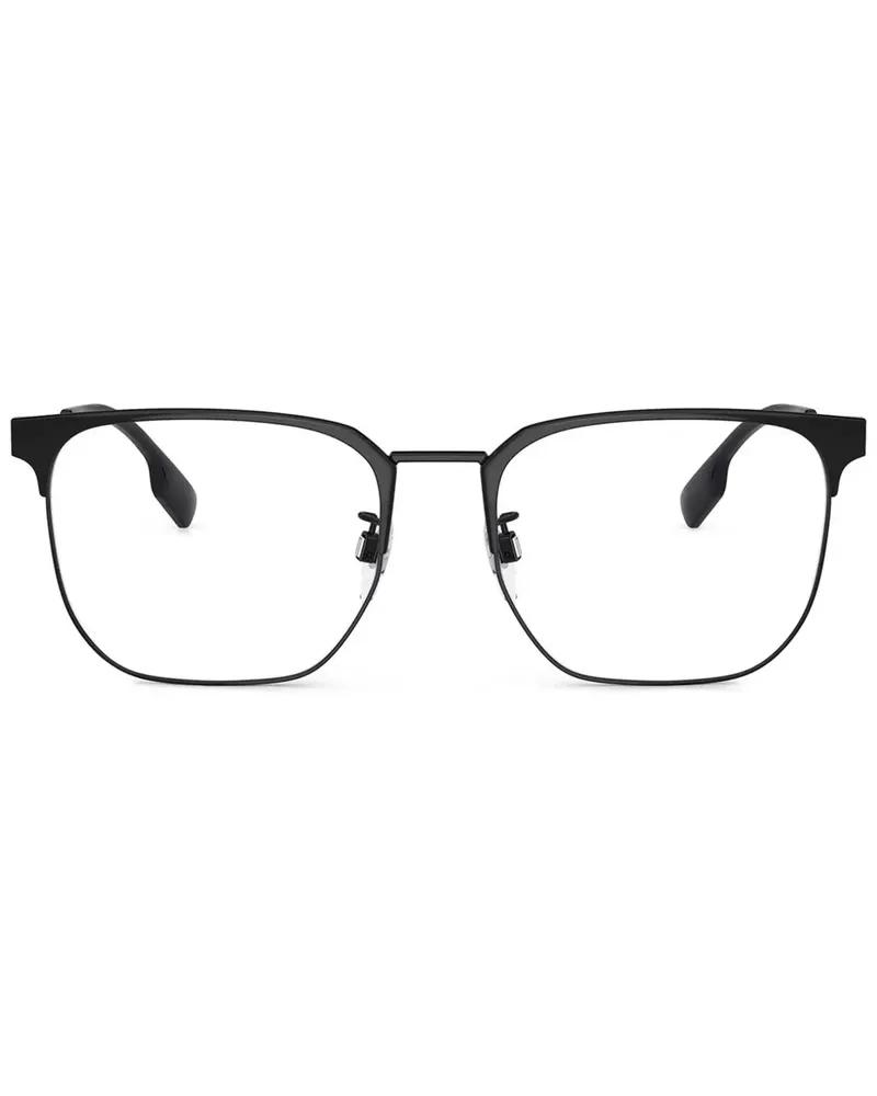 Burberry Brille mit eckigem Gestell - Schwarz Schwarz
