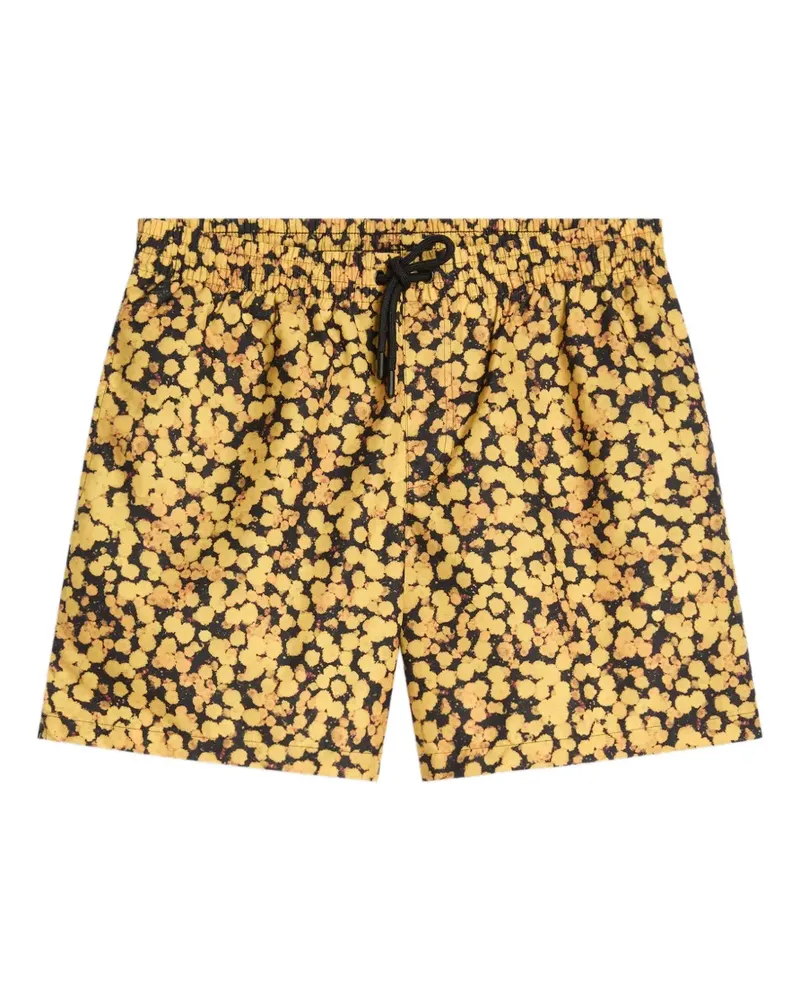 Dries van Noten Badeshorts mit Print - Gelb Gelb