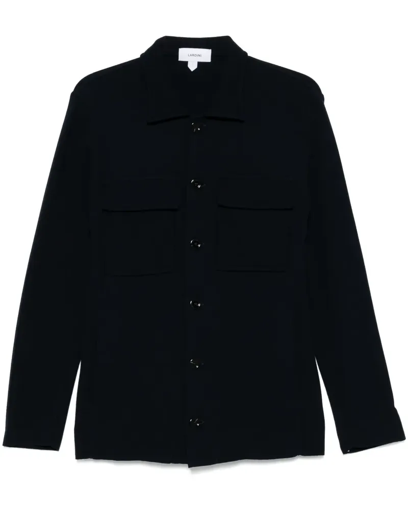LARDINI Klassische Hemdjacke - Blau Blau