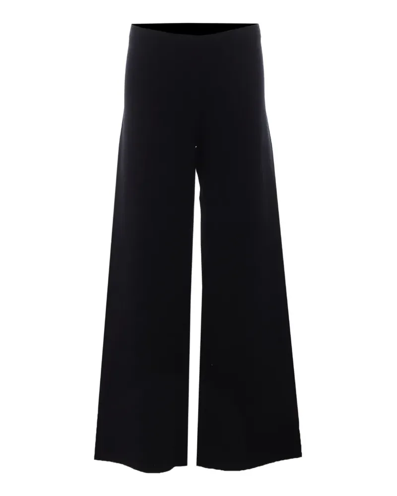 Roberto Collina Hose mit weitem Bein - Schwarz Schwarz