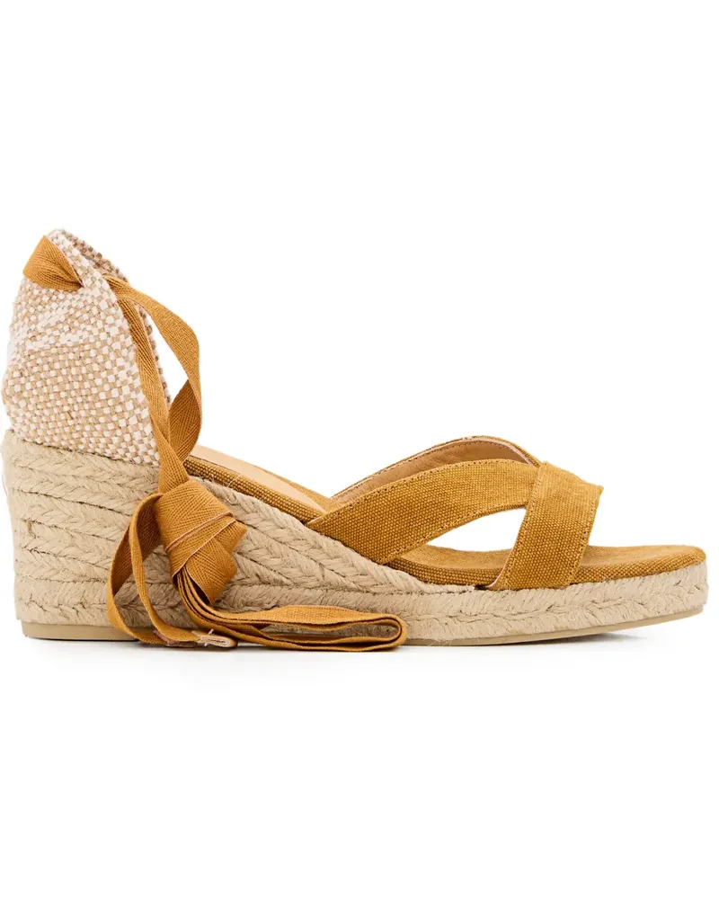 Castañer Espadrille-Sandalen mit Wedge - Braun Braun