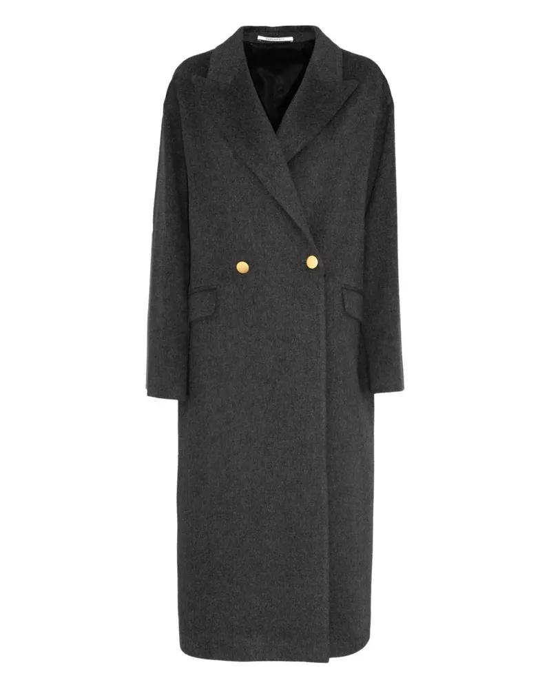 Tagliatore linden wool double-breasted coat - Grau Grau