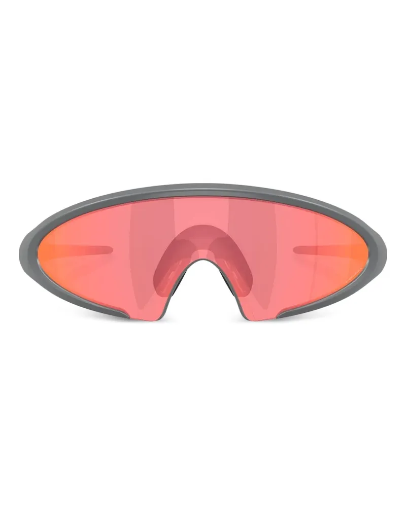 Oakley Ellipse Sonnenbrille mit Shield-Gestell - Grau Grau
