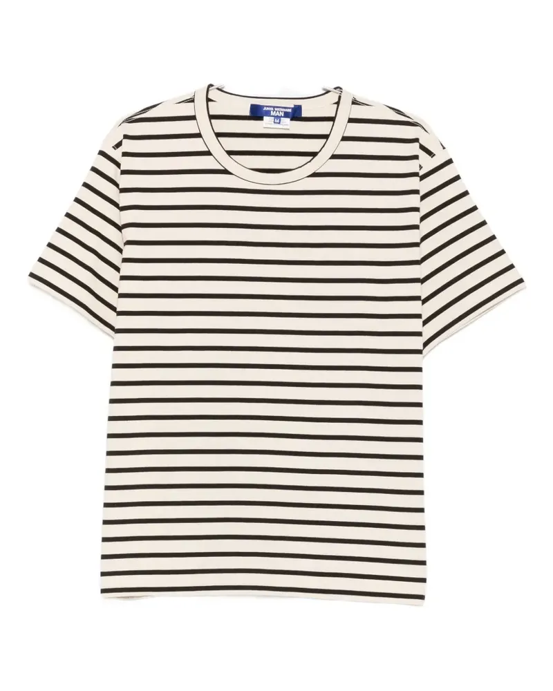 Junya Watanabe horizontal-stripe T-shirt - Nude Nude