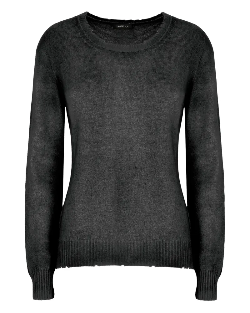 Avant Toi round-neck ribbed sweater - Grau Grau
