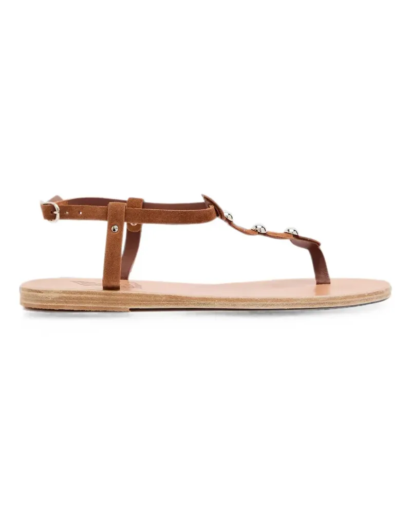 Ancient Greek Sandals Wildledersandalen mit Nieten - Braun Braun