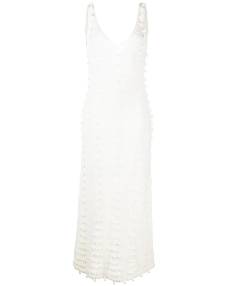 REMAIN Gehäkeltes Kleid - Weiß Weiß