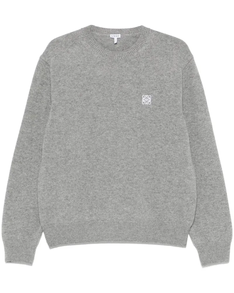 Loewe Klassischer Pullover - Grau Grau