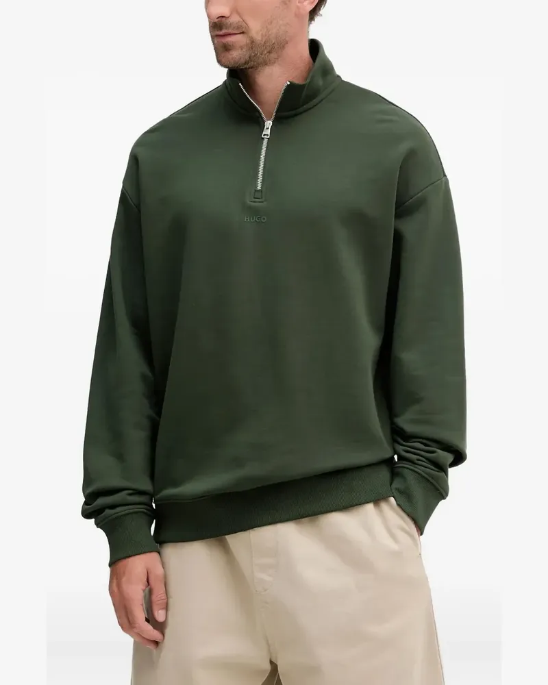 HUGO BOSS Sweatshirt mit Logo - Grün Grün