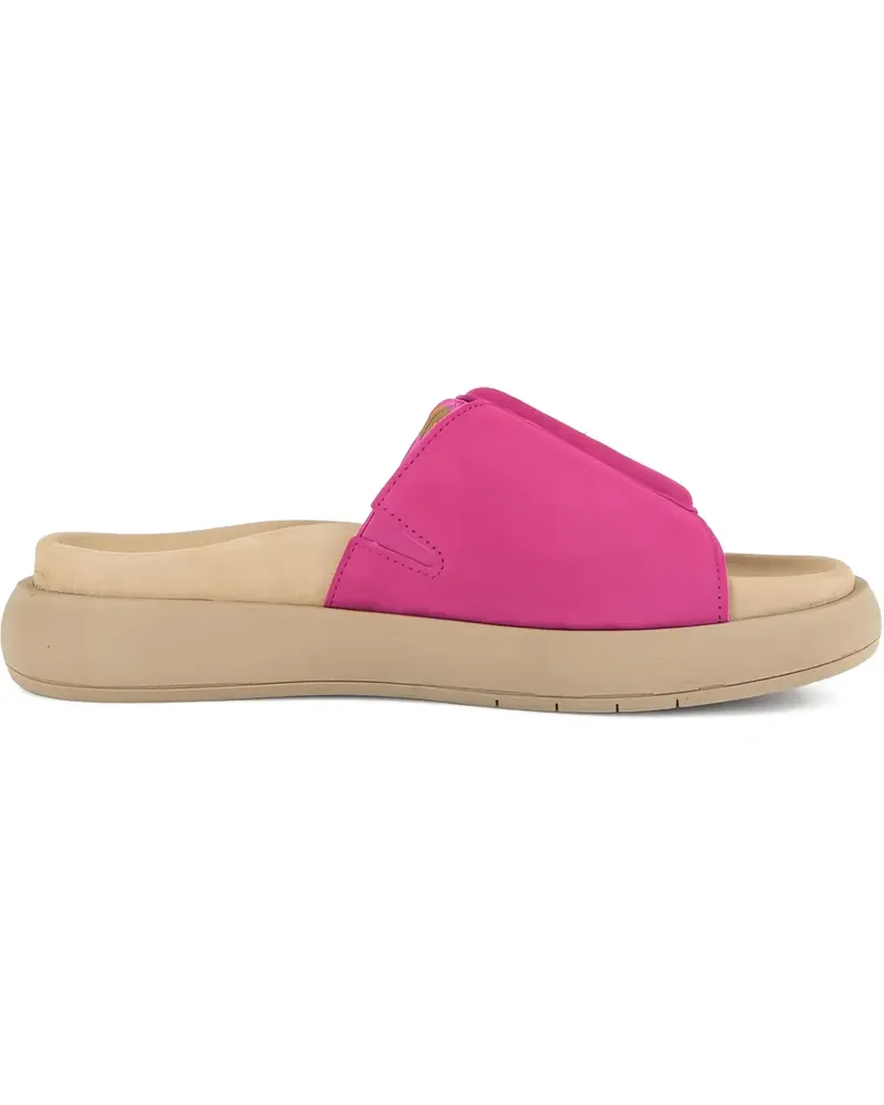 Gabor Flache Adios Sandalen - Rosa Rosa