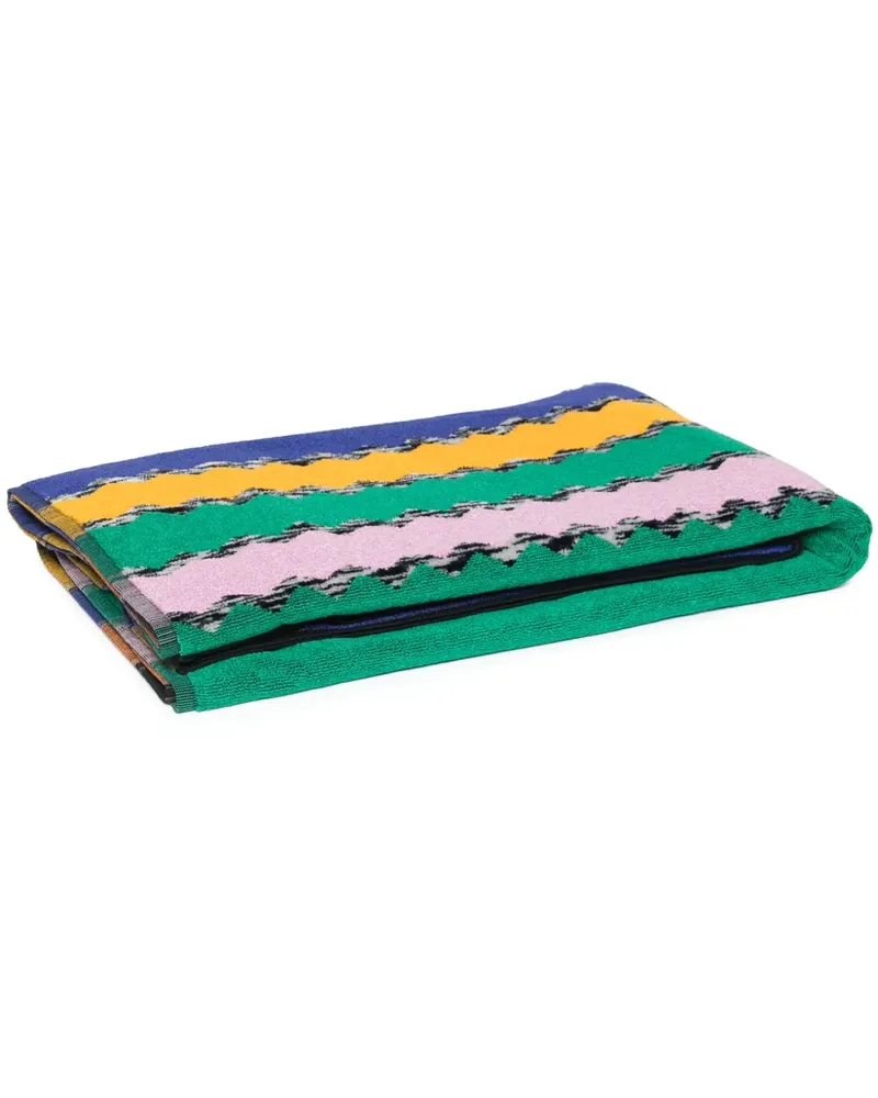Missoni Home Gestreiftes Strandtuch - Blau Blau