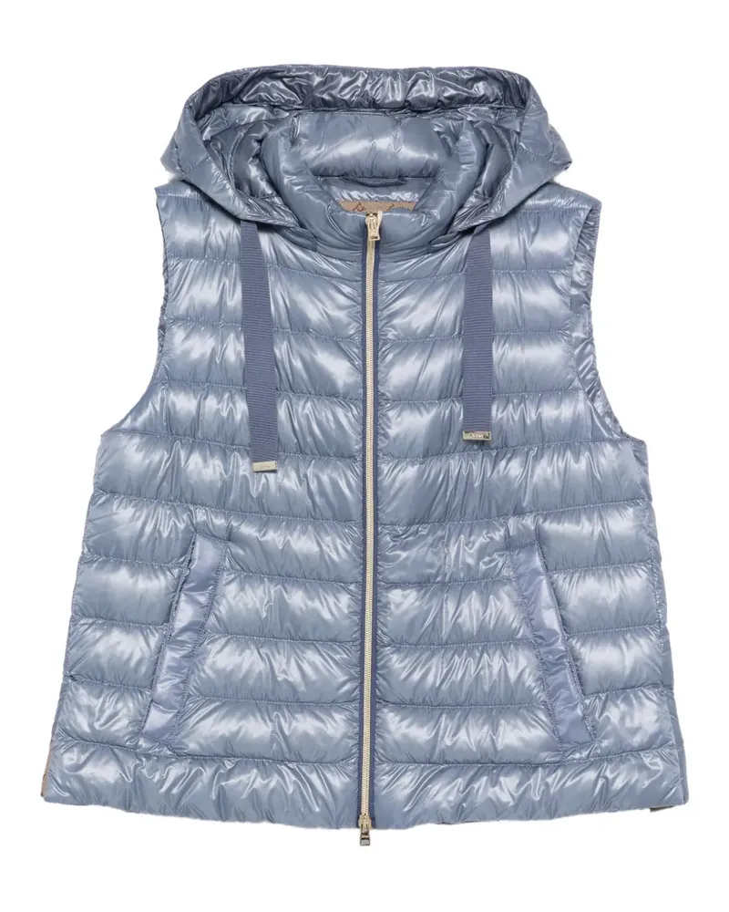Herno hooded gilet - Blau Blau