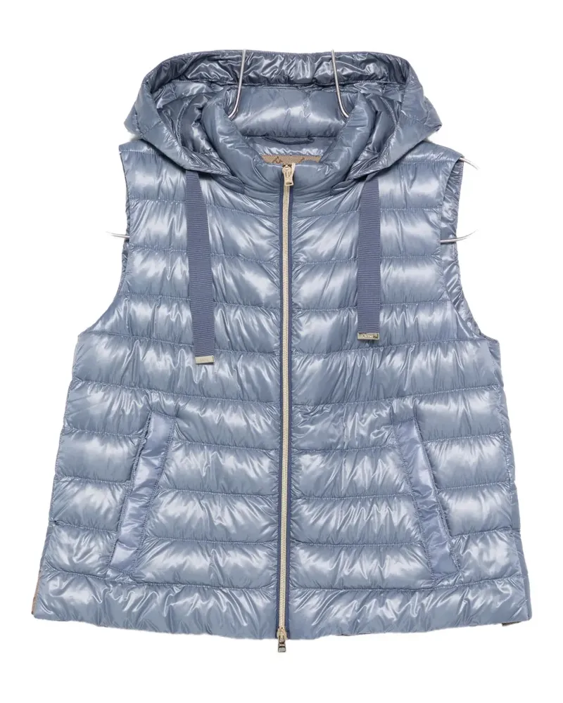 Herno hooded gilet - Blau Blau
