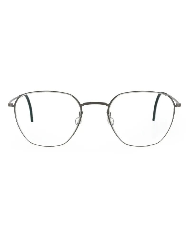 Lindberg 5534 Brille mit rundem Gestell - Grau Grau