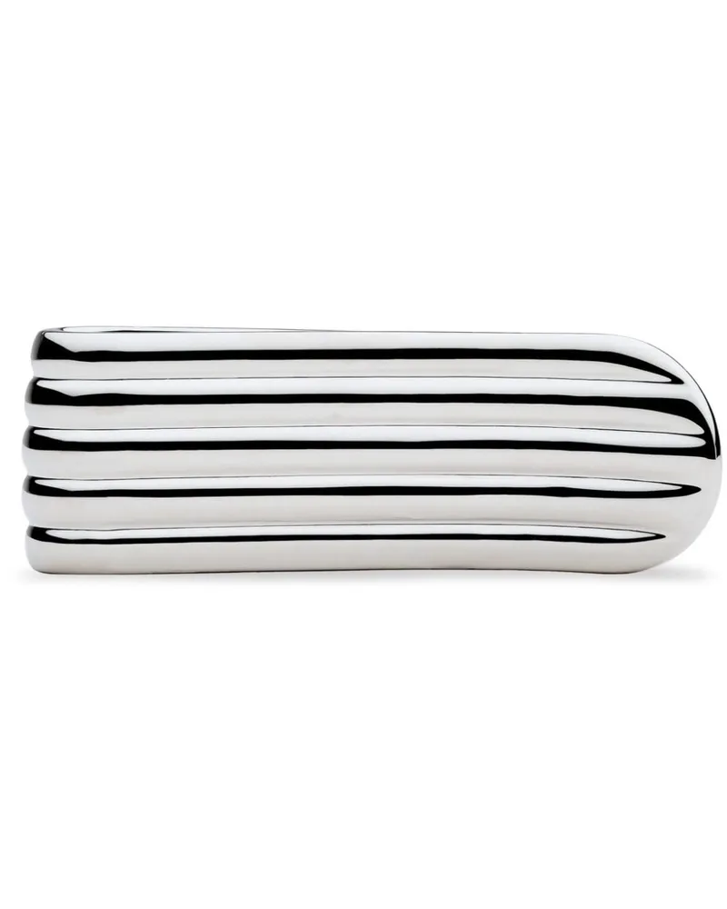 Ferragamo Geldscheinklammer mit Logo-Gravur - Silber Silber