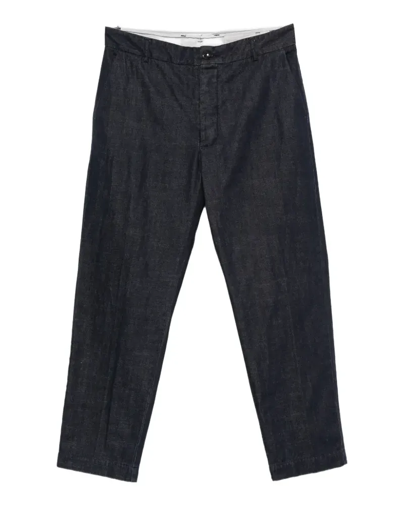Original Vintage Style Hose mit geradem Bein - Blau Blau