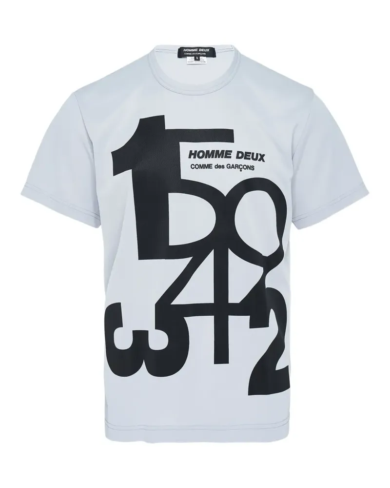 Comme des Garçons graphic-print T-shirt - Grau Grau