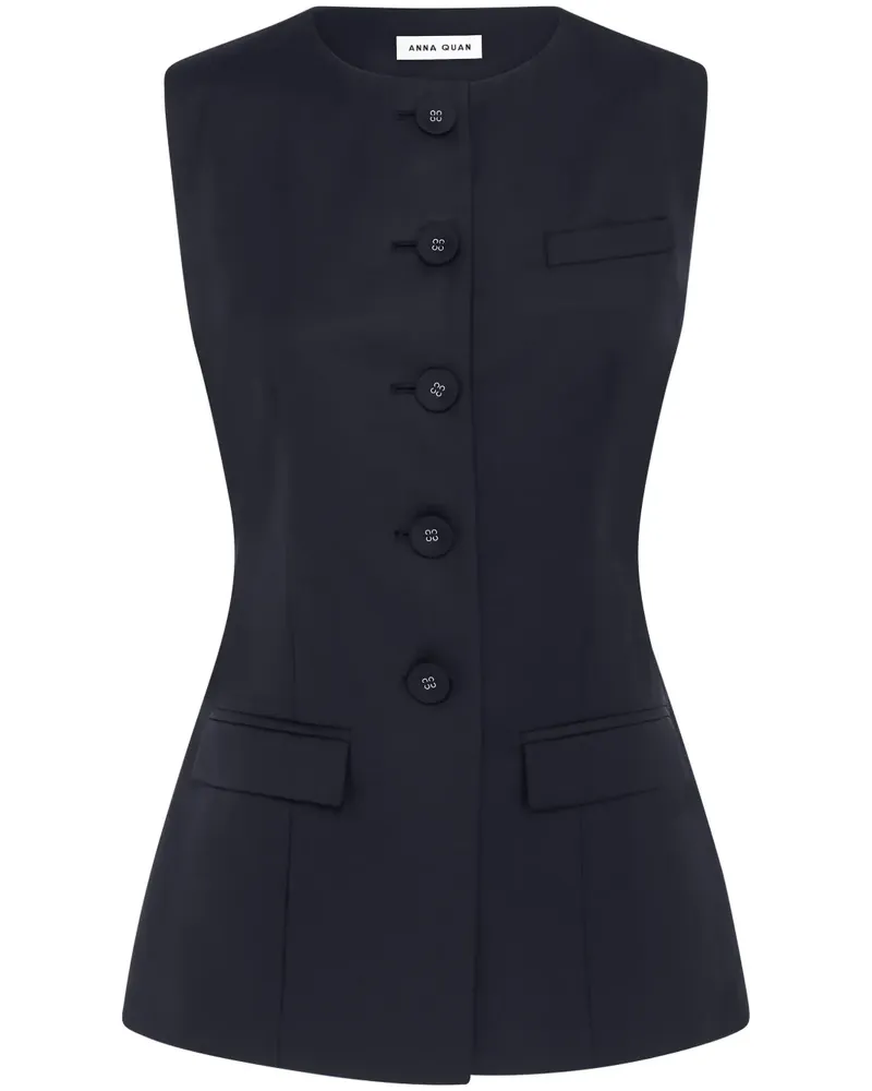 Anna Quan Bailey Oberteil - Schwarz Schwarz