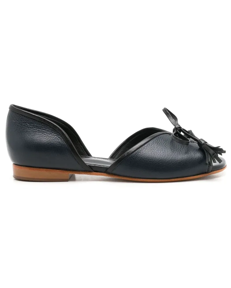 Sarah Chofakian Flache Sandalen - Schwarz Schwarz