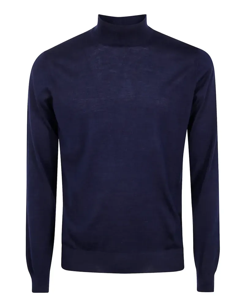 Gran Sasso Wollpullover mit Rollkragen - Blau Blau