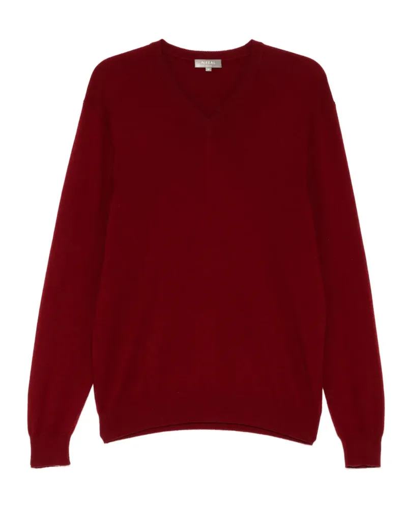 N.Peal Burlington Pullover - Rot Rot