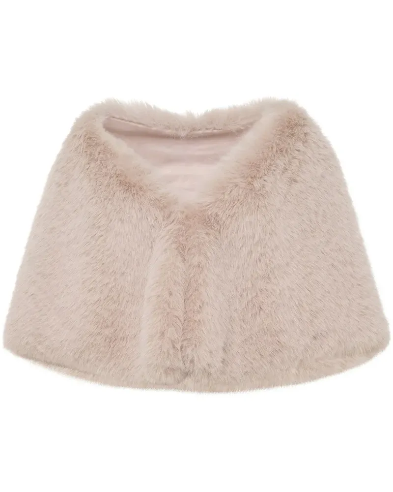 UNREAL FUR Yasmine Cape - Nude Nude