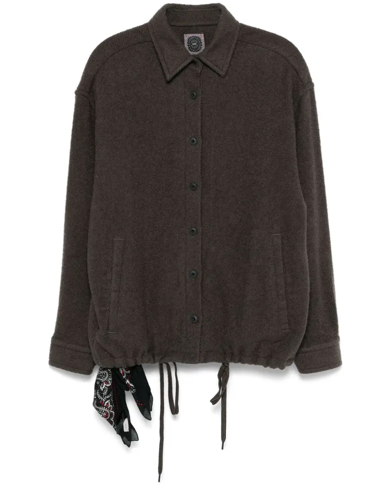 Destin Avila Band Hemdjacke - Grau Grau