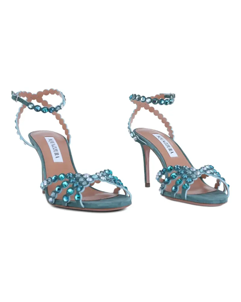 Aquazzura Tequila scallop sandals - Grün Grün