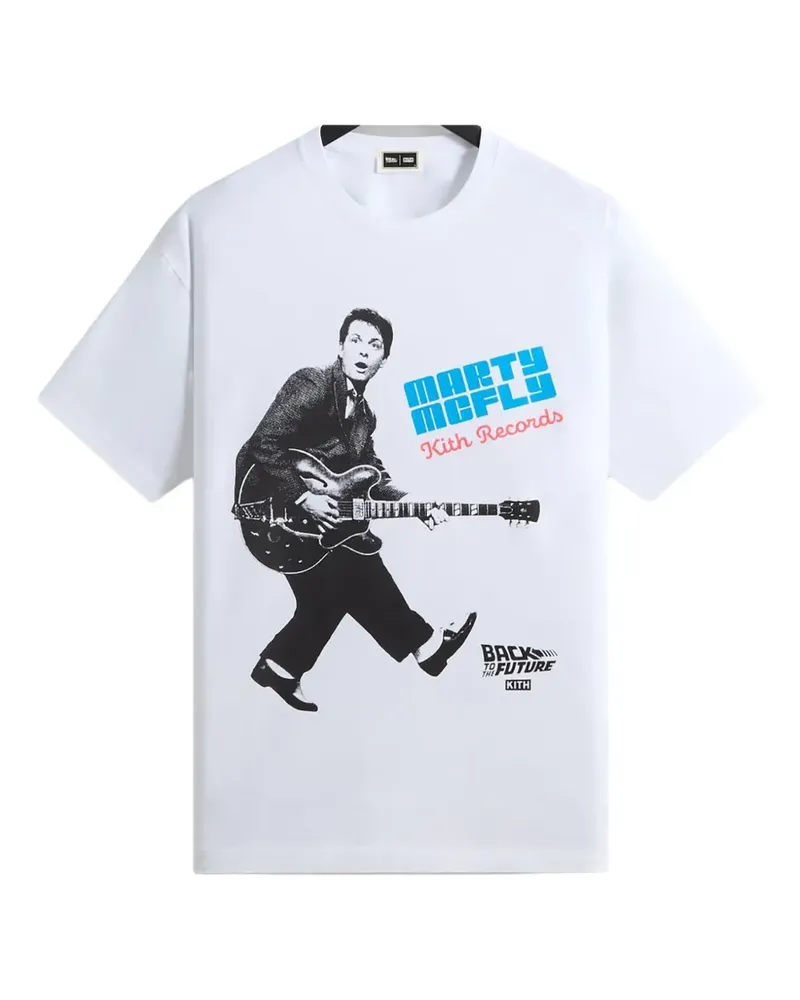KITH T-Shirt mit grafischem Print - Weiß Weiß