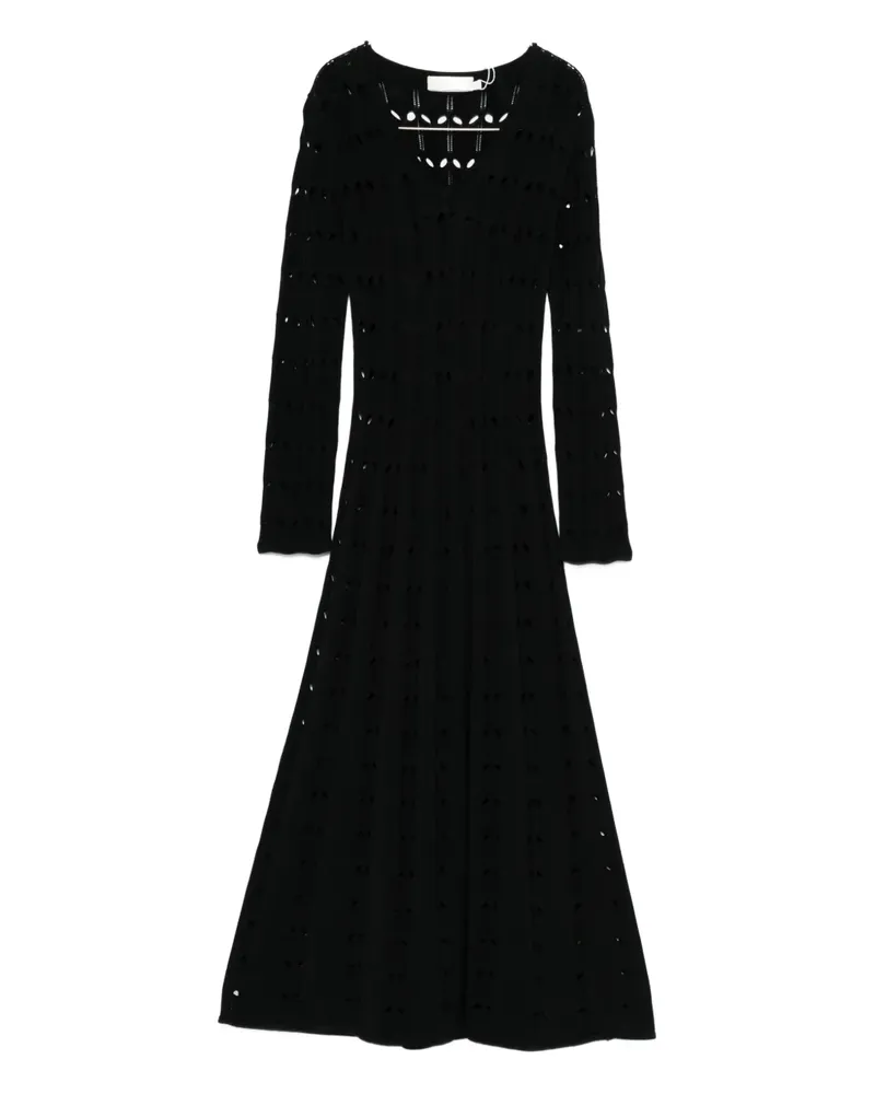 Zimmermann Rhiannon pointelle maxi dress - Schwarz Schwarz