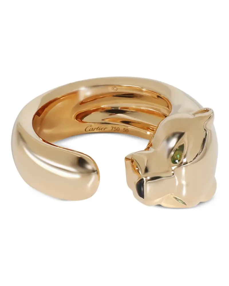 Cartier 18kt Panthère de  Gelbgoldring mit Tsavorit Gold