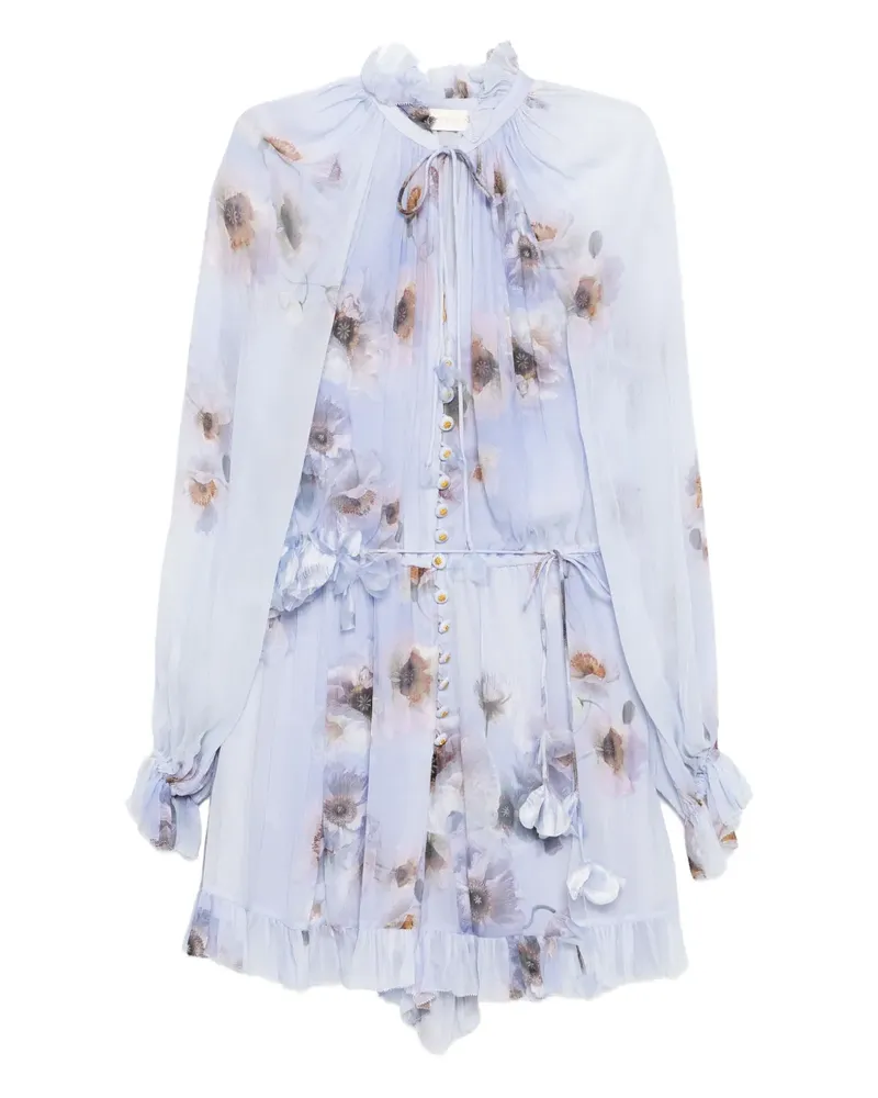 Zimmermann Hypnotic Playsuit - Violett Violett