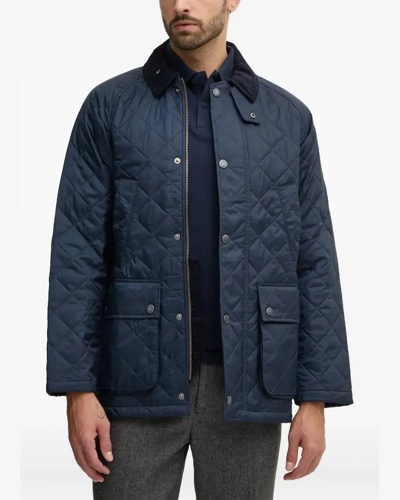 Barbour Steppjacke mit Cordkragen - Blau Blau