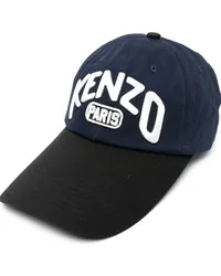 Kenzo Baseballkappe mit Logo-Stickerei Blau