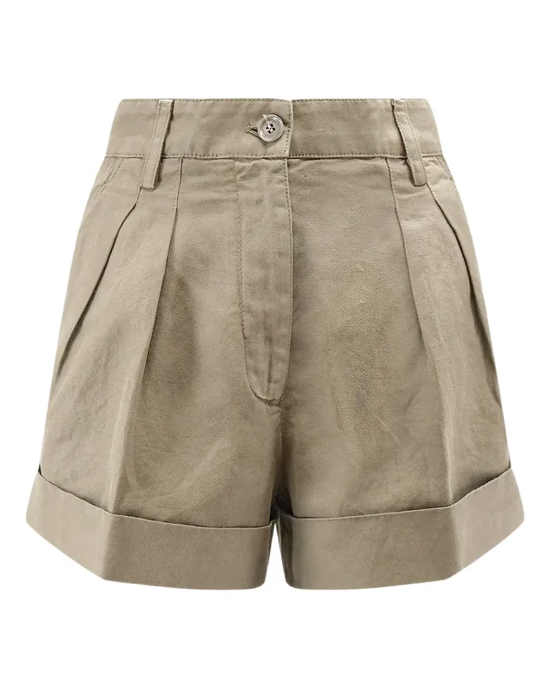 ASPESI Shorts aus Gabardine - Nude Nude