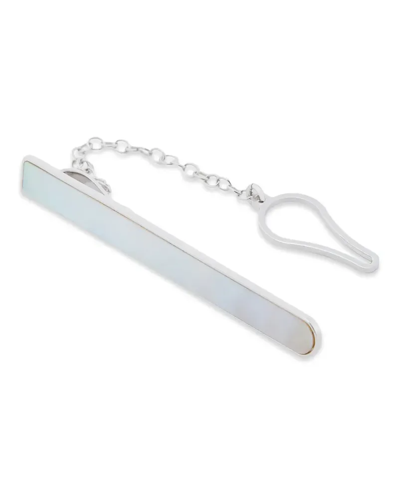 Giorgio Armani sterling-silver tie clip - Silber Silber