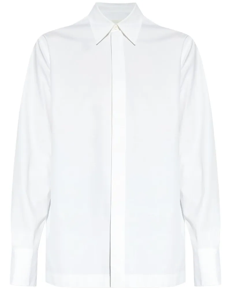 Jil Sander Klassisches Hemd - Weiß Weiß