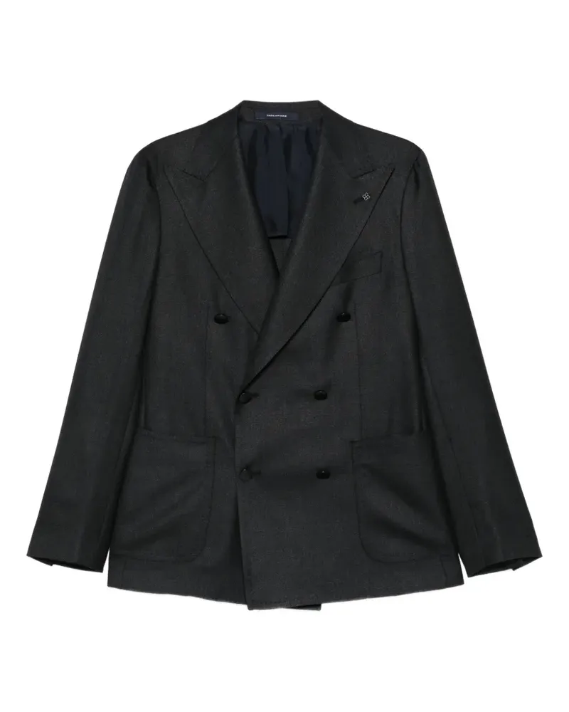 Tagliatore double-breasted peak-lapels blazer - Blau Blau